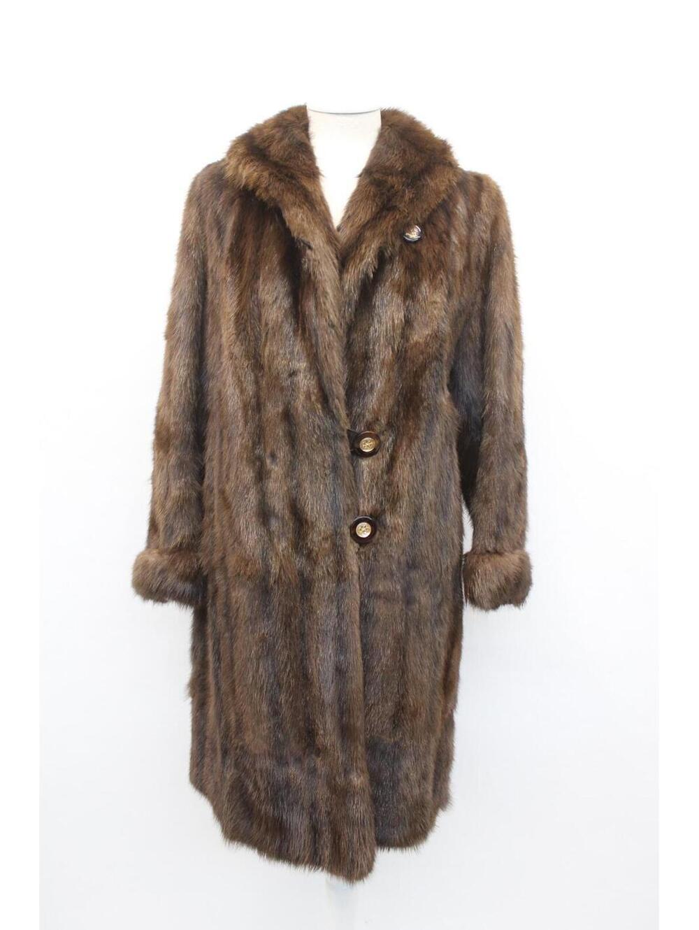 Scrap Item: Muskrat Fur Coat Jacket Women Woman Size N/A